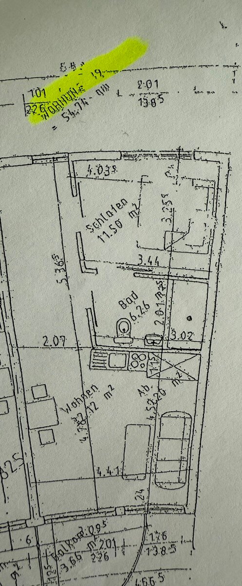 Wohnung zum Kauf 125.000 € 2 Zimmer 54,8 m²<br/>Wohnfläche 1.<br/>Geschoss Ochshausen Lohfelden 34253