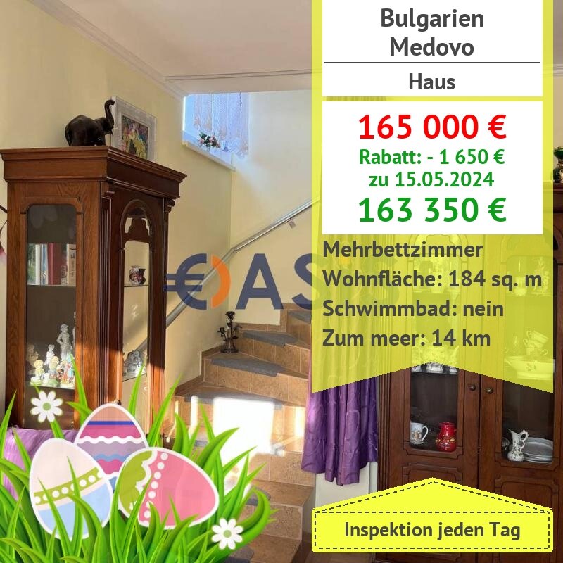 Haus zum Kauf provisionsfrei 163.350 € 5 Zimmer 184 m²<br/>Wohnfläche Medovo 8214