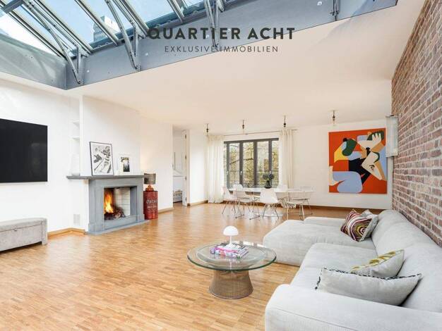 Penthouse zur Miete 5.280 € 2 Zimmer 165 m² 3. Geschoss Schwabing-West München 80799
