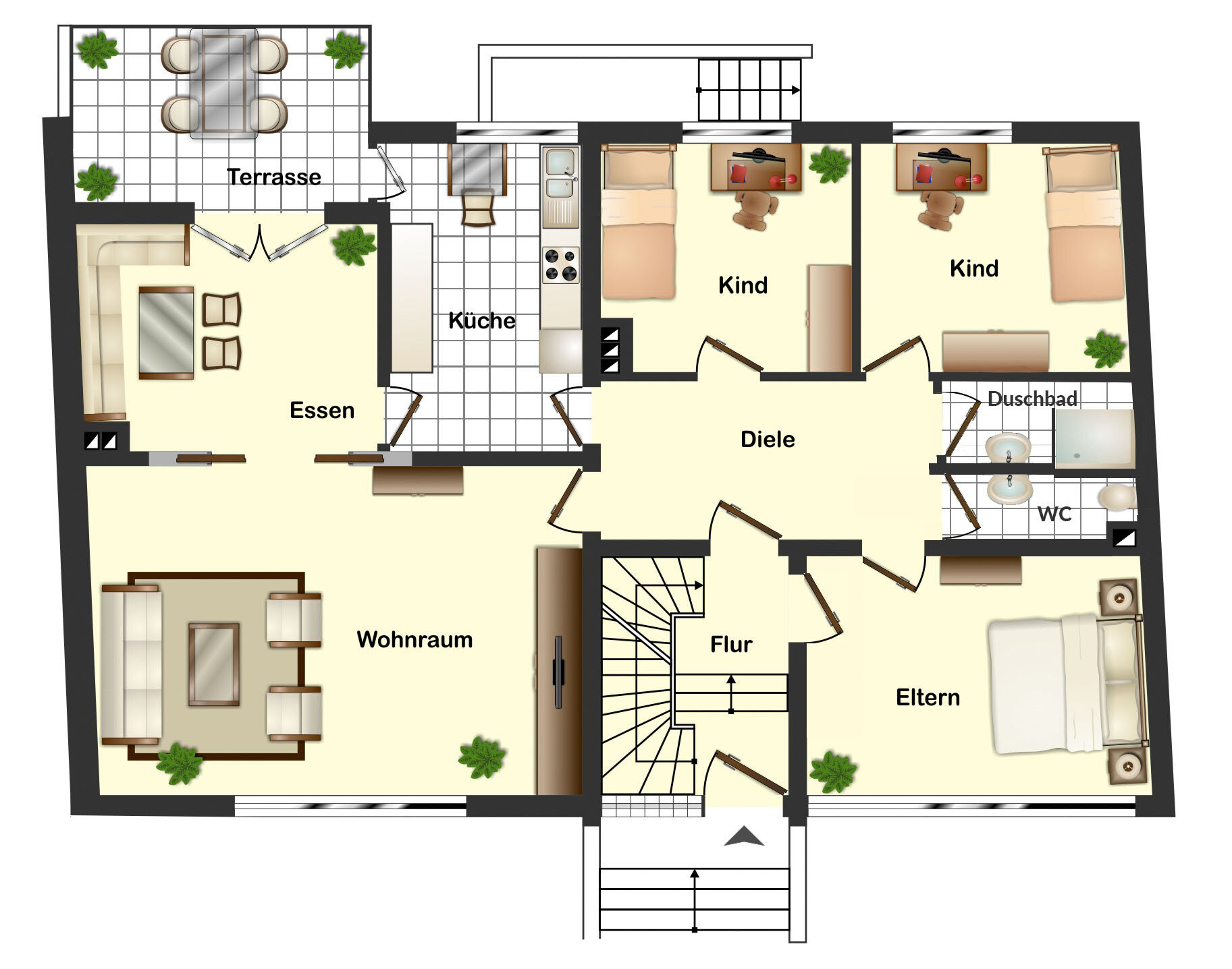 Reihenmittelhaus zum Kauf 589.000 € 8 Zimmer 208 m²<br/>Wohnfläche 893 m²<br/>Grundstück Eller Düsseldorf / Eller 40229