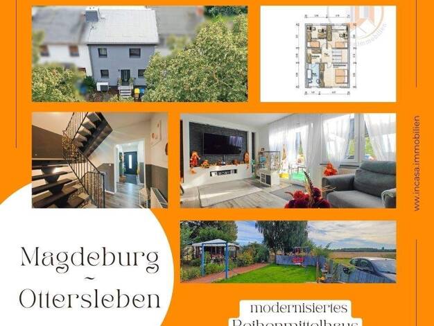 Reihenmittelhaus zum Kauf 317.000 € 4 Zimmer 112,3 m² 243 m² Grundstück frei ab 01.08.2026 Ottersleben Magdeburg 39116