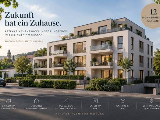 Reihenmittelhaus zum Kauf 12 Zimmer 568 m² 1.310 m² Grundstück Mettinger Straße 50 Stadtmitte Esslingen am Neckar 73728