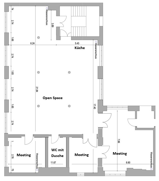 Bürofläche zur Miete 19,50 € 271 m²<br/>Bürofläche Neukölln Berlin 12047