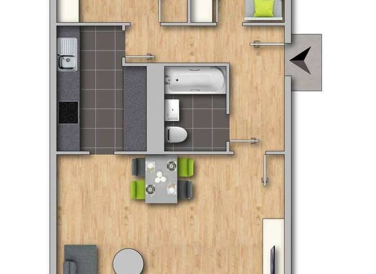 Wohnung zur Miete 305 € 3 Zimmer 69,4 m² 4. Geschoss frei ab sofort Obermylauer Weg 65 Reichenbach Reichenbach , Vogtl 08468