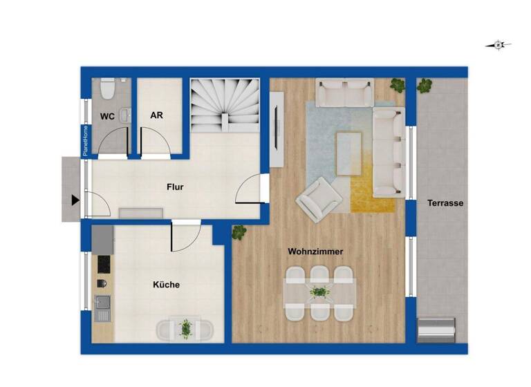 Reihenmittelhaus zum Kauf 239.000 € 4 Zimmer 110 m² 256 m² Grundstück Emstekerfeld Cloppenburg 49661
