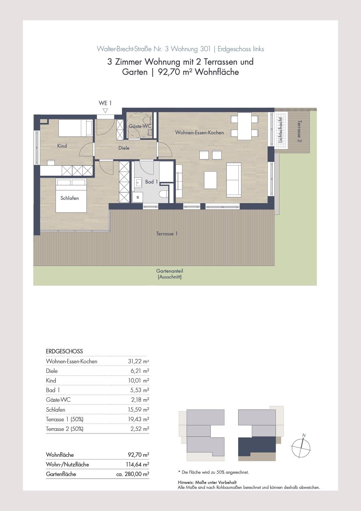 Wohnung zum Kauf provisionsfrei 869.500 € 3 Zimmer 92,7 m²<br/>Wohnfläche Aubing-Süd München 81243