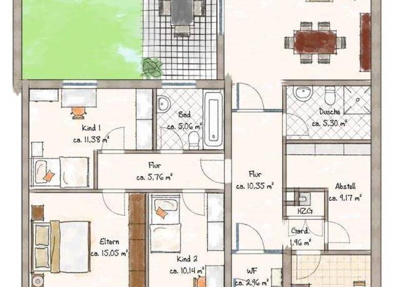 Bungalow zum Kauf 394.000 € 4 Zimmer 119 m² 221 m² Grundstück Misburg-Nord Hannover 30629