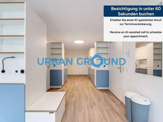 Studio zur Miete 531 € 1 Zimmer 18,4 m² 2. Geschoss frei ab 01.04.2026 Rathenaustraße Oberschöneweide Berlin 12459