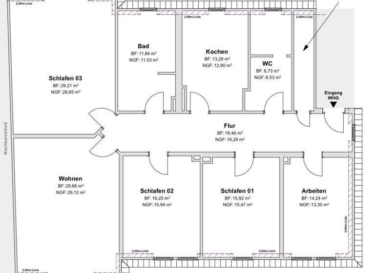 Wohnung zum Kauf 349.000 € 5 Zimmer 159 m²<br/>Wohnfläche 4.<br/>Geschoss Brühlervorstadt Erfurt 99096