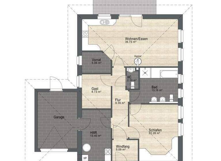 Bungalow zum Kauf 379.000 € 3,5 Zimmer 123 m² 684 m² Grundstück Trauen Munster / Trauen 29633