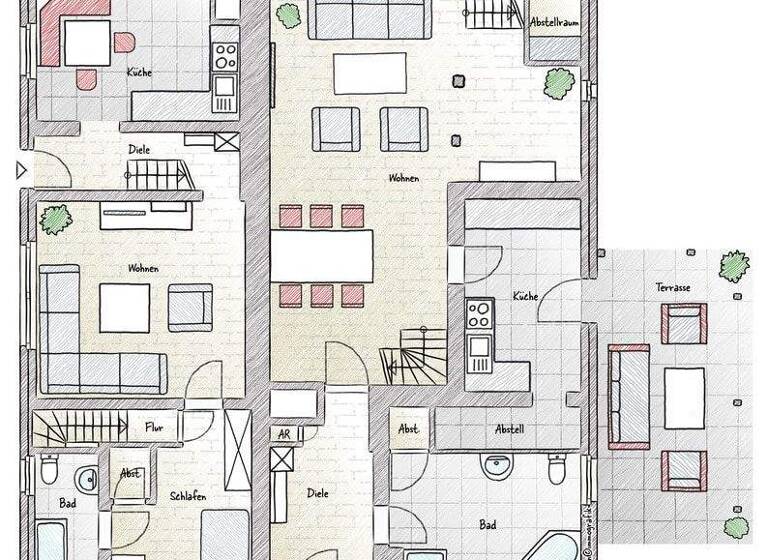 Mehrfamilienhaus zum Kauf 210.000 € 7 Zimmer 232,9 m² 630 m² Grundstück Mühlhausen Unna 59425