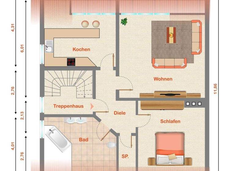 Mehrfamilienhaus zum Kauf 669.000 € 11 Zimmer 290 m² 489 m² Grundstück Unkel 53572