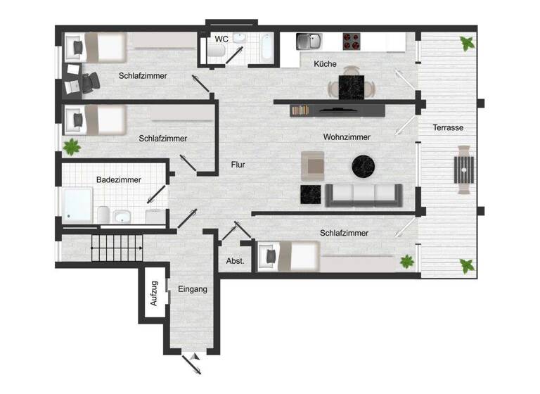 Wohnung zum Kauf provisionsfrei 850.000 € 4 Zimmer 120 m² Bockenheim Frankfurt am Main 60487