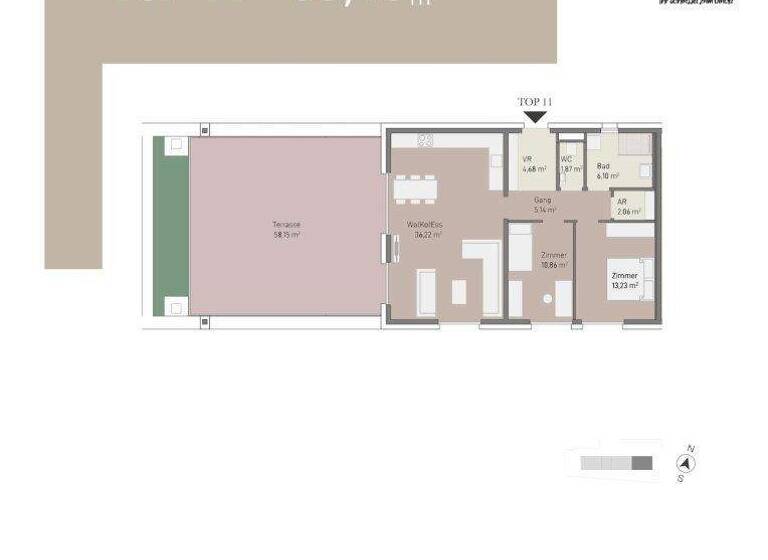 Wohnung zum Kauf - Erstbezug provisionsfrei 584.383 € 3 Zimmer 80,2 m² 2. Geschoss Münzgrabenstraße Jakomini Graz,06.Bez.:Jakomini 8010