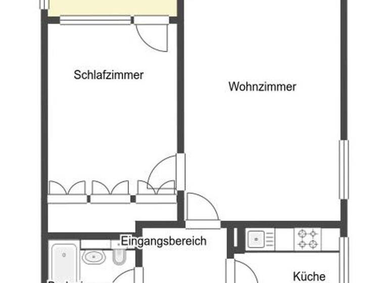 Wohnung zum Kauf 185.000 € 2 Zimmer 49 m² 1. Geschoss Feuerbach Stuttgart 70469