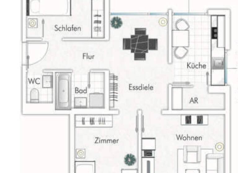 WG-Zimmer zum Kauf 429.000 € 3 Zimmer 80,7 m² 3. Geschoss Ottobrunn 85521