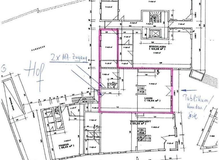 Büro zur Miete 1.287 € 4 Zimmer 143 m² Bürofläche Breite Straße 49-55 - Ringstraße 55 Wernigerode 38855