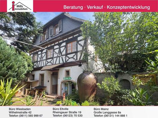 Einfamilienhaus zum Kauf 998.000 € 9 Zimmer 270 m² 2.500 m² Grundstück Winkel Oestrich-Winkel 65375