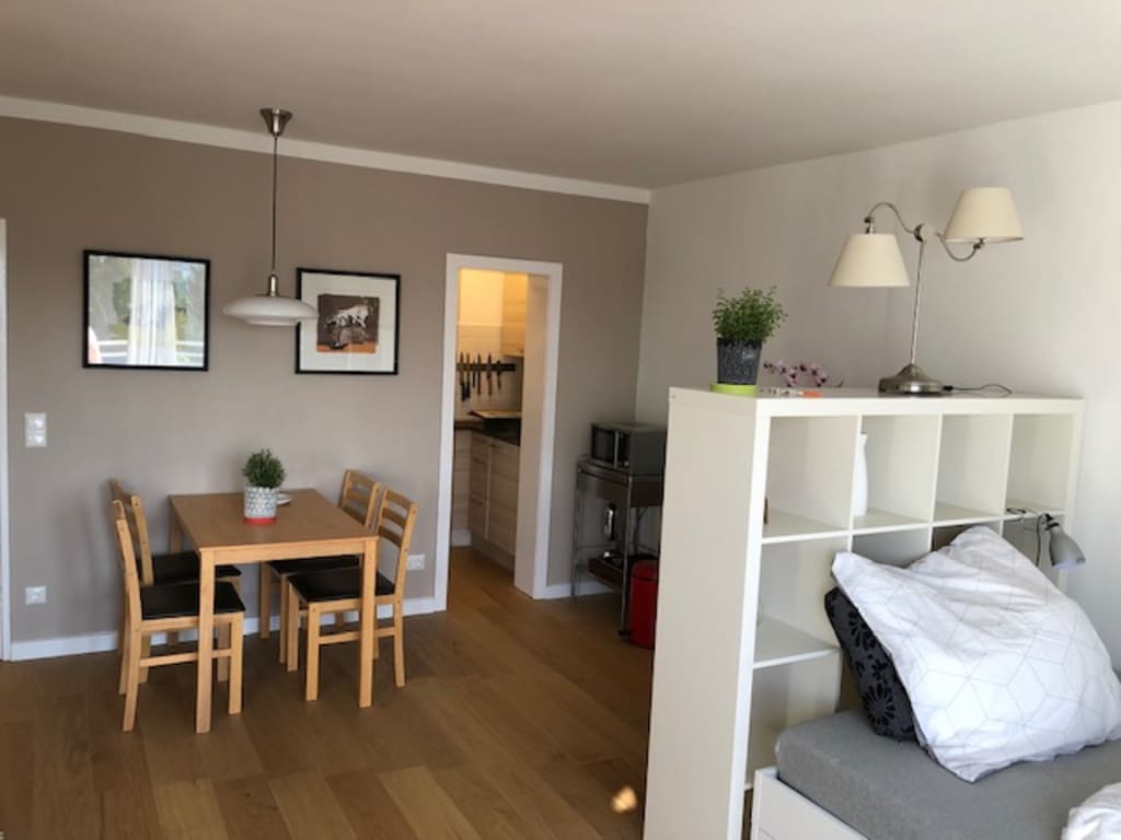 Wohnung zur Miete Wohnen auf Zeit 1.050 € 1 Zimmer 32 m²<br/>Wohnfläche 16.06.2025<br/>Verfügbarkeit Rödelheimer Landstraße Bockenheim Frankfurt am Main 60487