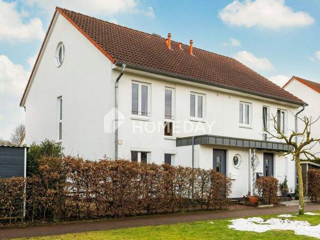 Doppelhaushälfte zum Kauf 399.000 € 5 Zimmer 113 m² 436,8 m² Grundstück Uphusen Achim 28832