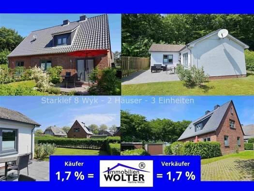 Sonstiges zum Kauf als Kapitalanlage geeignet 850.000 € 5 Zimmer 185 m² 749 m² Grundstück Starklef 8 Wyk auf Föhr 25938