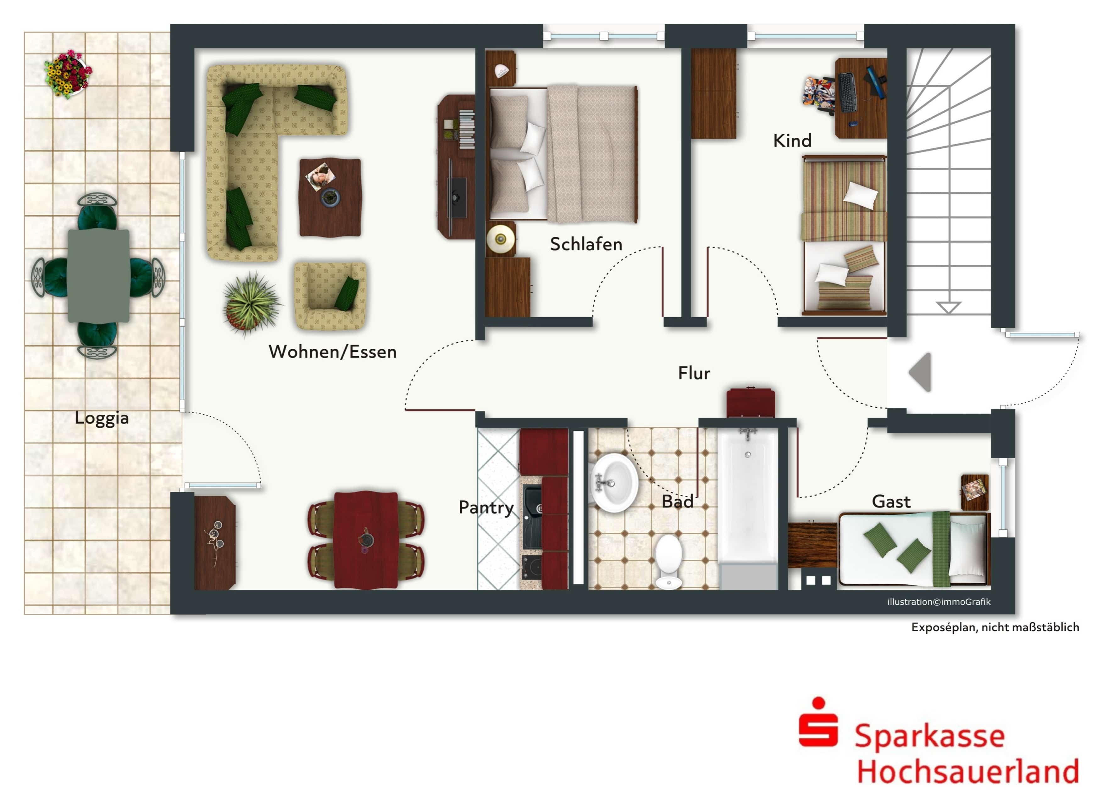 Wohnung zum Kauf 156.000 € 3 Zimmer 60 m²<br/>Wohnfläche Schwalefeld Willingen 34508