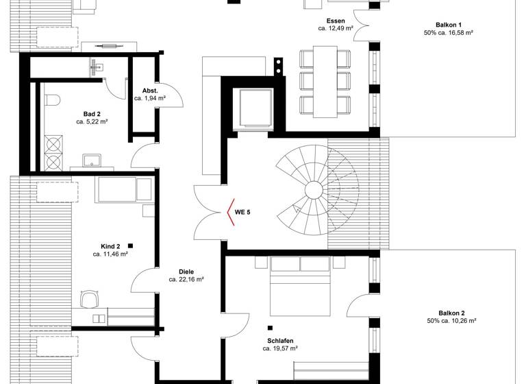 Wohnung zum Kauf 1.145.000 € 4 Zimmer 175 m²<br/>Wohnfläche ab sofort<br/>Verfügbarkeit Putbus Putbus 18581