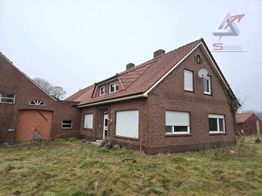 Bauernhaus zum Kauf 250.000 € 6 Zimmer 190 m² 25.965 m² Grundstück Neufirrel Uplengen / Neufirrel 26670