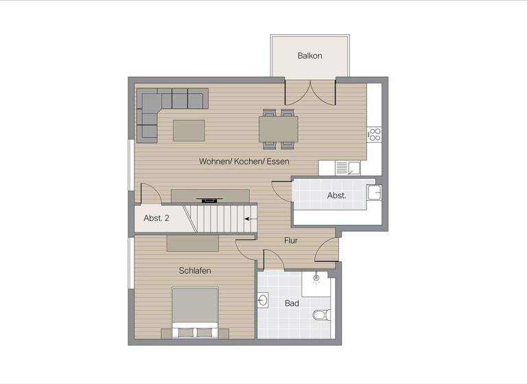 Maisonette zum Kauf - Erstbezug provisionsfrei 379.000 € 4 Zimmer 103,4 m² 1. Geschoss frei ab 01.09.2026 Innenstadt Osterholz-Scharmbeck 27711