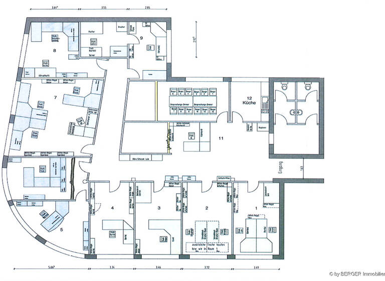 Bürofläche zur Miete 9,50 € 355 m² Bürofläche Hastedt Bremen 28207