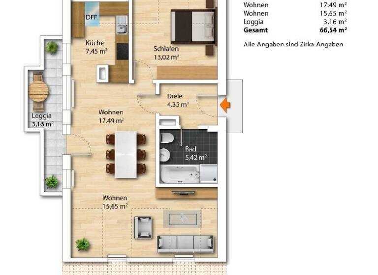 Wohnung zum Kauf 458.000 € 2,5 Zimmer 71,6 m² 3. Geschoss Aschheim 85609