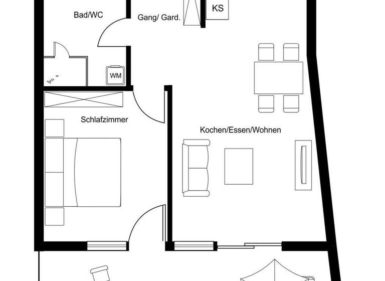 Wohnung zum Kauf 365.000 € 2 Zimmer 46,6 m² Fallenstraße 25 Fußach 6972