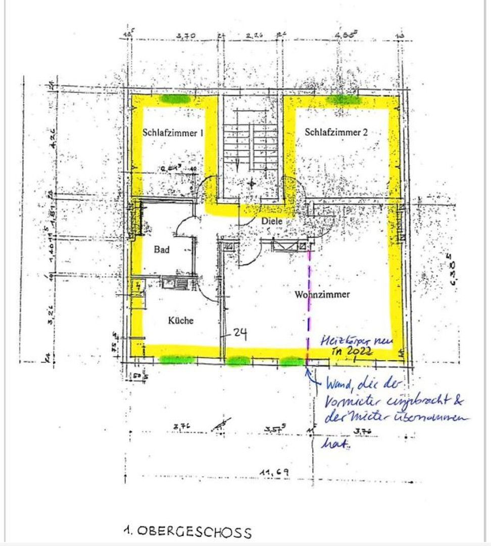 Wohnung zum Kauf provisionsfrei 205.000 € 3 Zimmer 101,9 m²<br/>Wohnfläche 1.<br/>Geschoss 01.01.2025<br/>Verfügbarkeit Harkotstraße 16 Frohnhausen Essen 45145