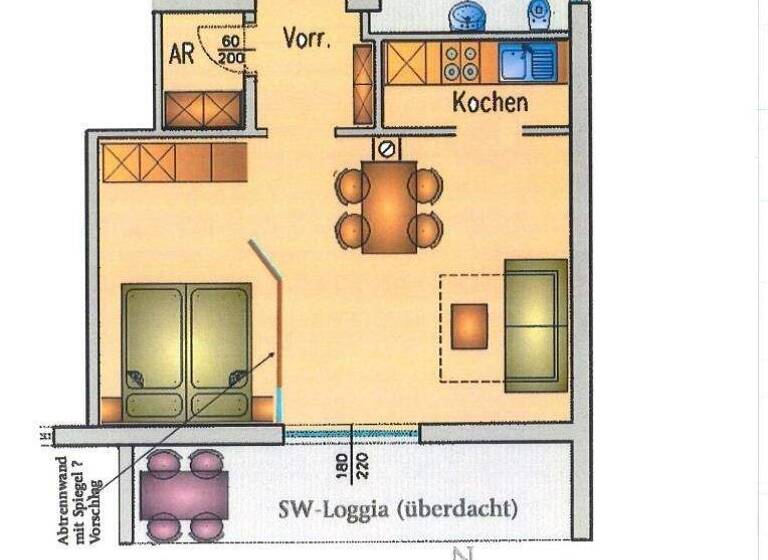 Studio zur Miete 620 € 1 Zimmer 37 m² 1. Geschoss frei ab 01.07.2026 Lind Villach 9500