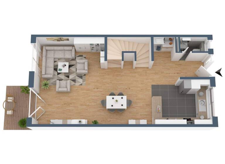 Reihenmittelhaus zum Kauf provisionsfrei 751.500 € 5,5 Zimmer 160 m² 180 m² Grundstück frei ab 01.10.2026 Wehratalstraße 31c Öflingen Wehr 79664