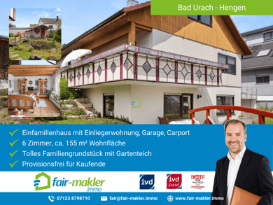 Einfamilienhaus zum Kauf provisionsfrei 469.000 € 6 Zimmer 155,3 m² 628 m² Grundstück frei ab 01.08.2025 Hengen Bad Urach 72574