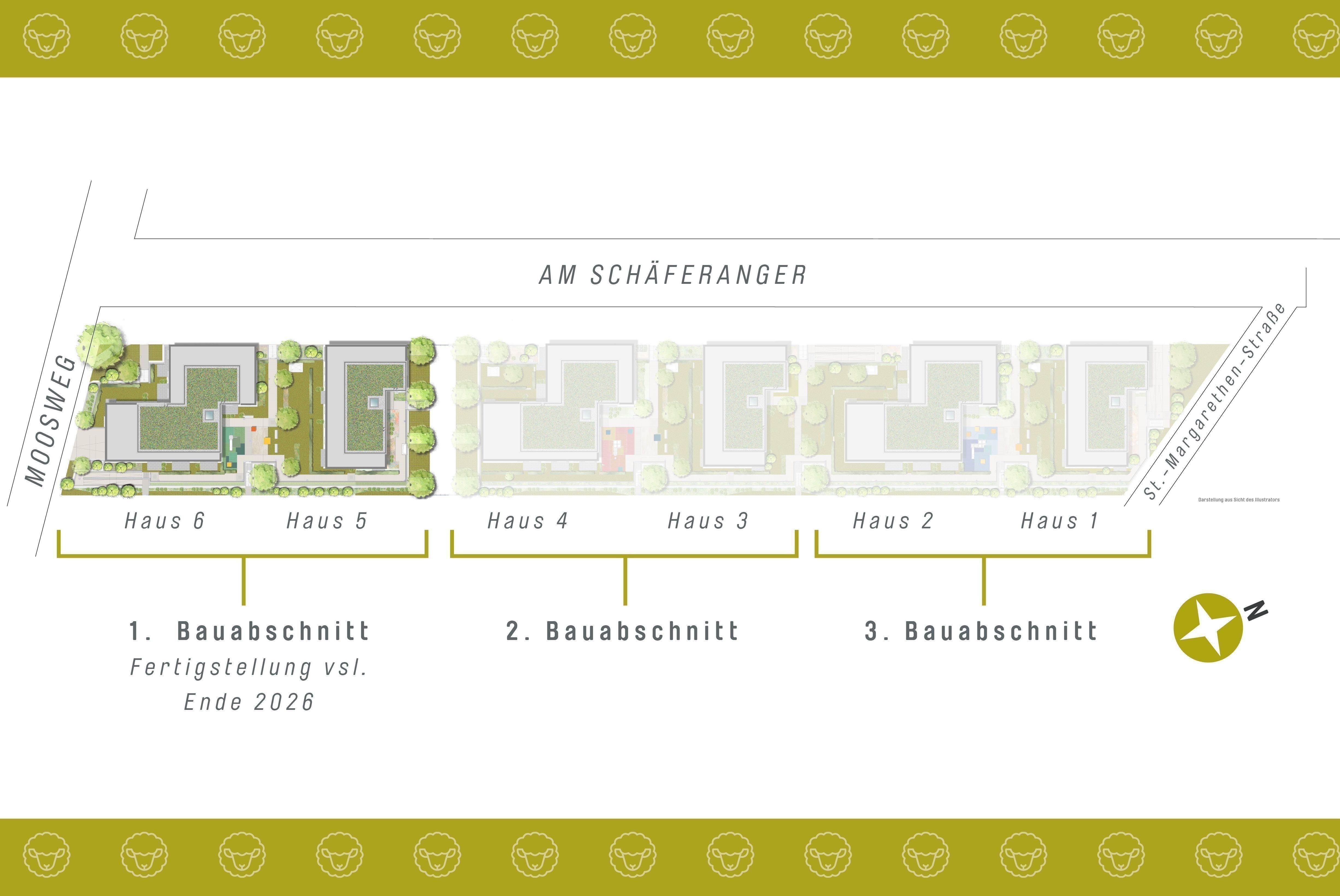 Wohnung zum Kauf provisionsfrei 386.000 € 2 Zimmer 45,4 m²<br/>Wohnfläche 2.<br/>Geschoss ab sofort<br/>Verfügbarkeit Am Schäferanger 2-12 Oberschleißheim Oberschleißheim 85764