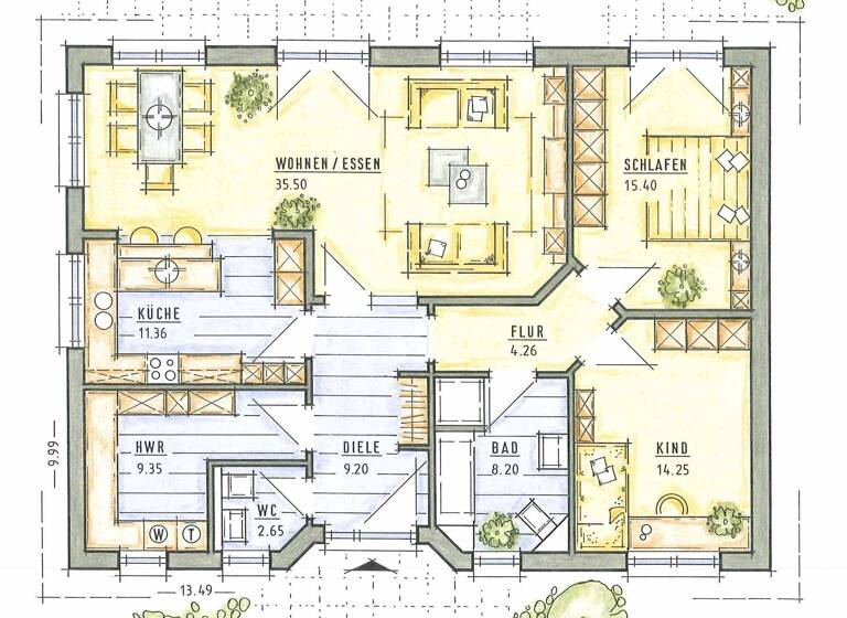 Haus zum Kauf provisionsfrei 512.500 € 3,5 Zimmer 110 m² 800 m² Grundstück Erichshagen Nienburg (Weser) 31582