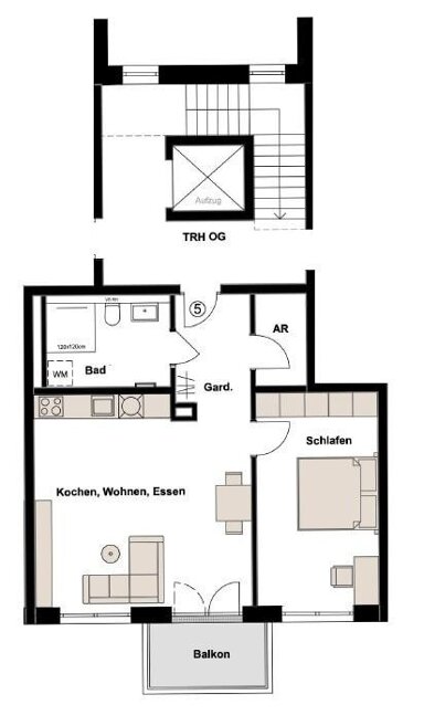 Wohnung zum Kauf provisionsfrei 369.000 € 2 Zimmer 59 m² 1. Geschoss Ronhof 151 Fürth 90765