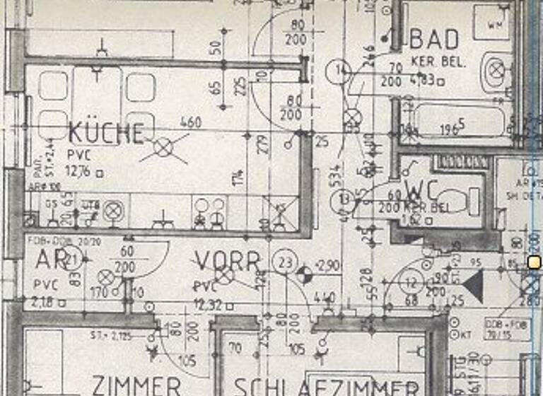 Wohnung zur Miete 756 € 4 Zimmer 83,4 m² 1. Geschoss Rechenstraße Pöchlarn 3380