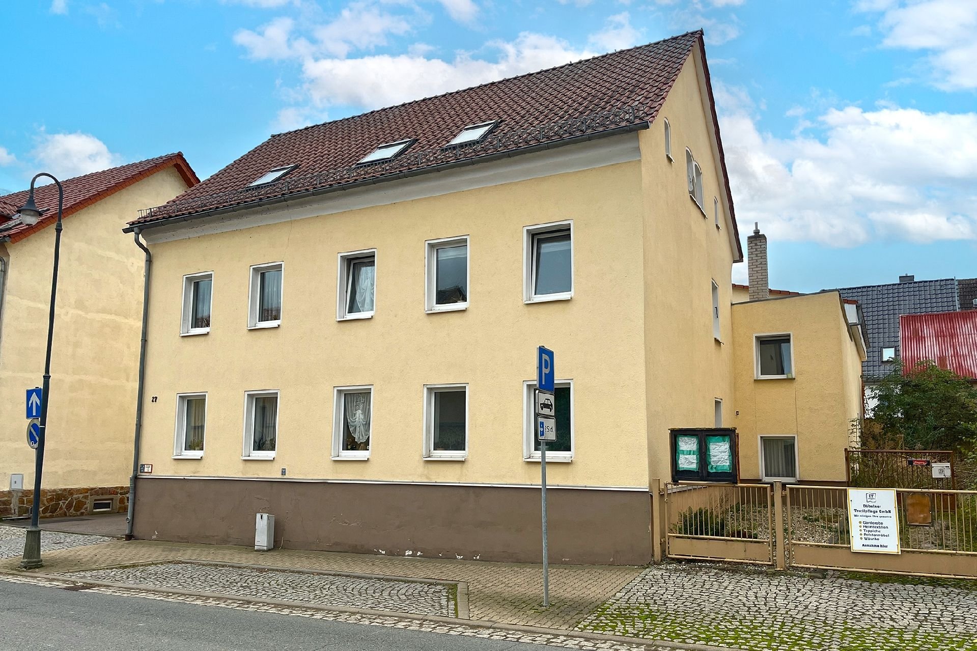 Mehrfamilienhaus zum Kauf als Kapitalanlage geeignet 179.000 € 487 m²<br/>Wohnfläche 541 m²<br/>Grundstück Karl-Marx-Straße 27 Ostrau Ostrau 04749