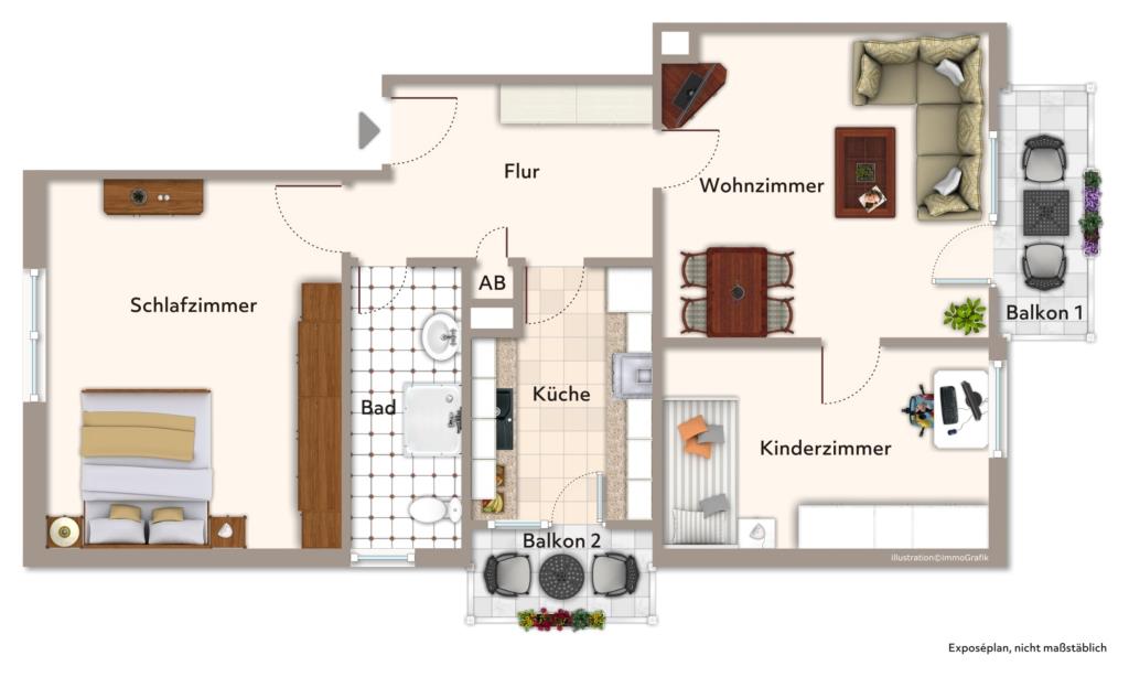 Wohnung zum Kauf 210.000 € 3 Zimmer 71 m²<br/>Wohnfläche Neckarvorstadt Stuttgart 70376