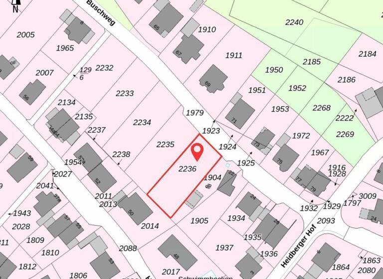 Grundstück zum Kauf 200.000 € 345 m² Grundstück Buschweg 20 Voiswinkel Odenthal 51519