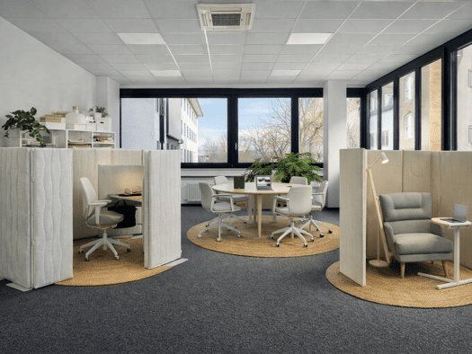 Büro zur Miete 3.890 € 6 Zimmer 252 m² Bürofläche Südweststadt Karlsruhe 76137