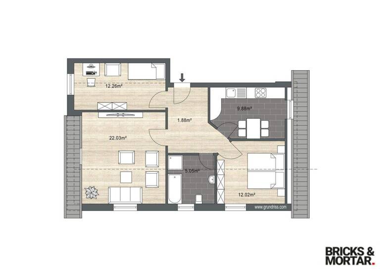 Wohnung zum Kauf 249.000 € 3 Zimmer 63,1 m² Diesenbach Regenstauf 93128