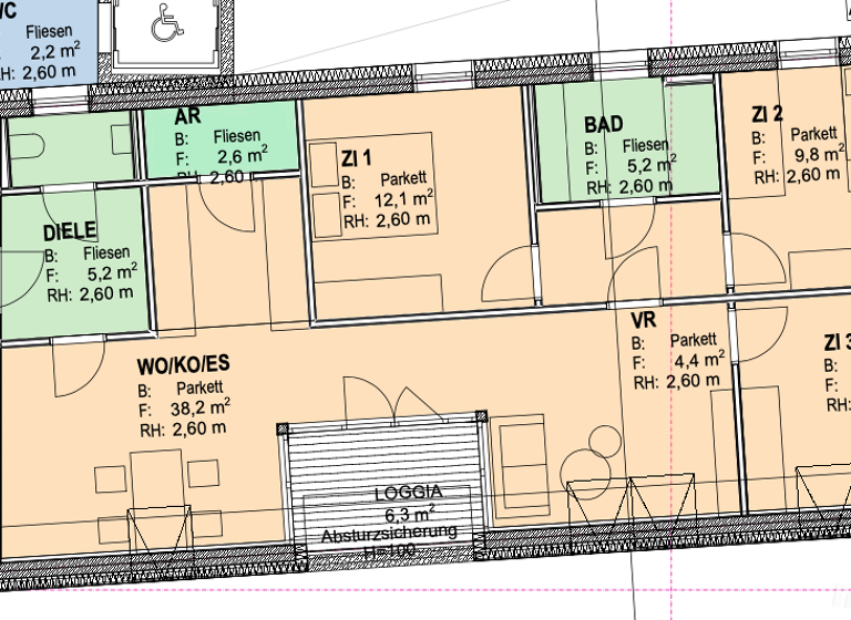 Wohnung zum Kauf - Erstbezug 321.000 € 4 Zimmer 93,5 m² 2. Geschoss Frohnleiten 8130