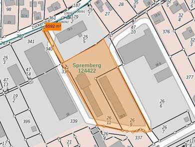 Bürogebäude zum Kauf als Kapitalanlage geeignet 192.000 € 6.600 m² Grundstück Heinrichsfelder Allee 38 b Spremberg Spremberg 03130