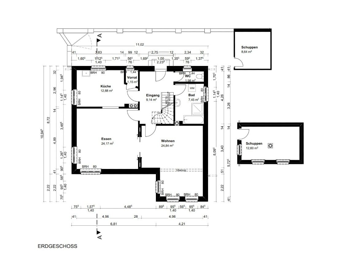 Stadthaus zum Kauf provisionsfrei 6 Zimmer 158 m²<br/>Wohnfläche 1.191 m²<br/>Grundstück Uelsen Uelsen 49843