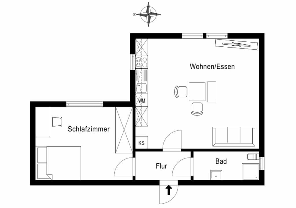 Wohnung zur Miete Wohnen auf Zeit 1.605 € 4 Zimmer 35 m²<br/>Wohnfläche ab sofort<br/>Verfügbarkeit Keplerstraße Neuenheim - Mitte Heidelberg 69120