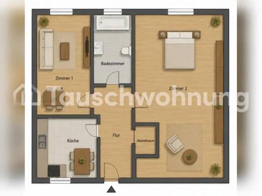 Wohnung zur Miete Tauschwohnung 780 € 2 Zimmer 57 m² 1. Geschoss Osdorf Hamburg 20357